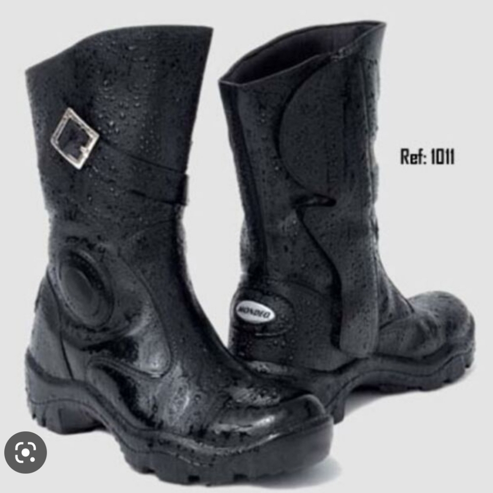 Brazilian 100% Leather Mondeo Motorcycle Boots 7.5